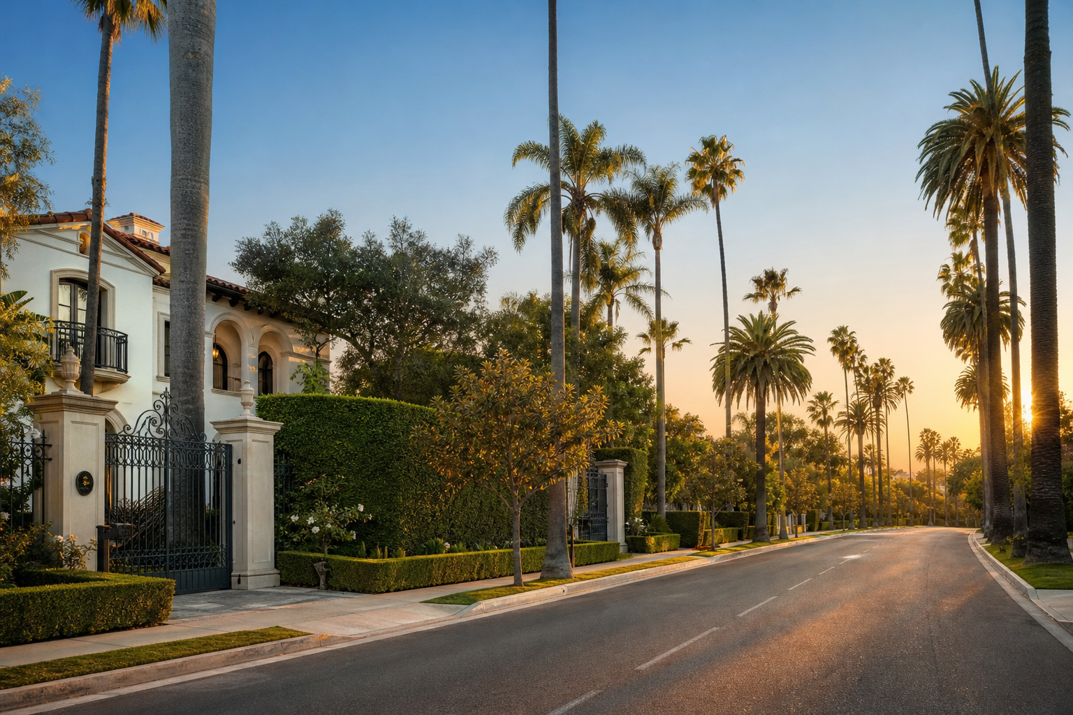 Beverly Hills, CA landscape
